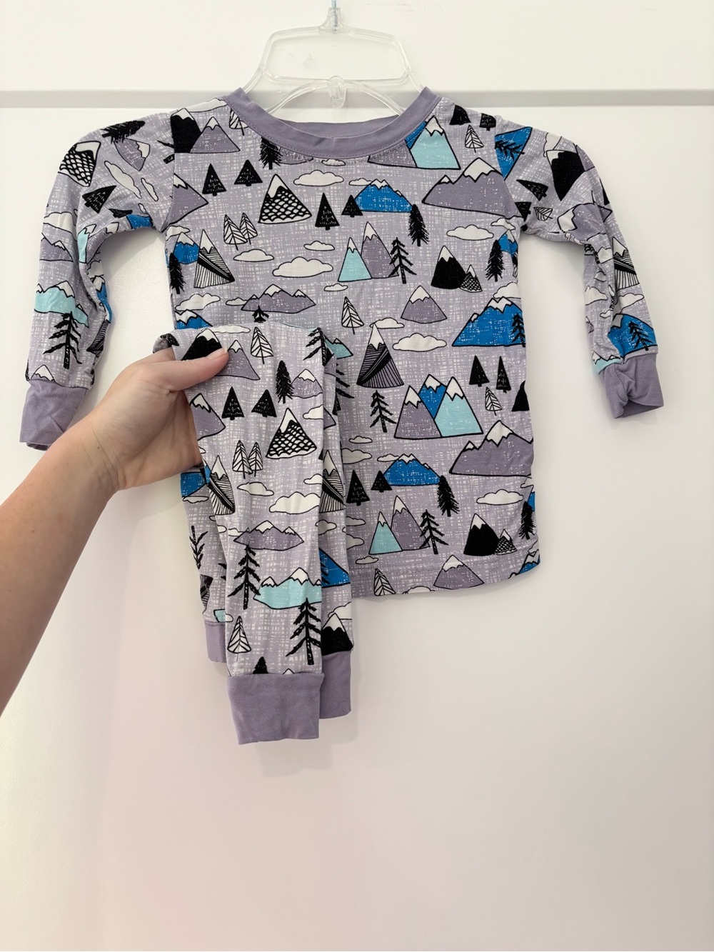 Little Sleepies OG Mountains Long Sleeve and Pant Pajama Set 12/18 months
